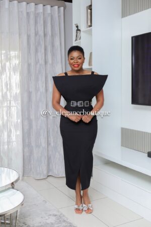 Victoria classy black dress