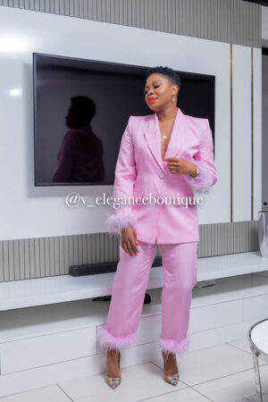 Barbie Pink Linen Suit