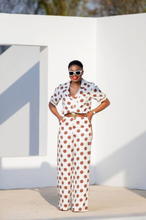 Polka Dot Palazzo Set